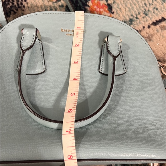 Kate Spade Sylvia Dome Satchel light blue crossbody purse - Picture 11 of 12